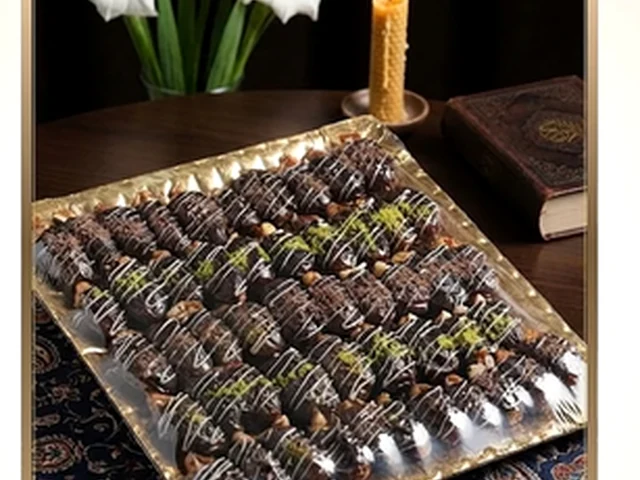 سینی خرما مغزدار